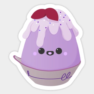 Cute little Purple Kakigõri Sticker